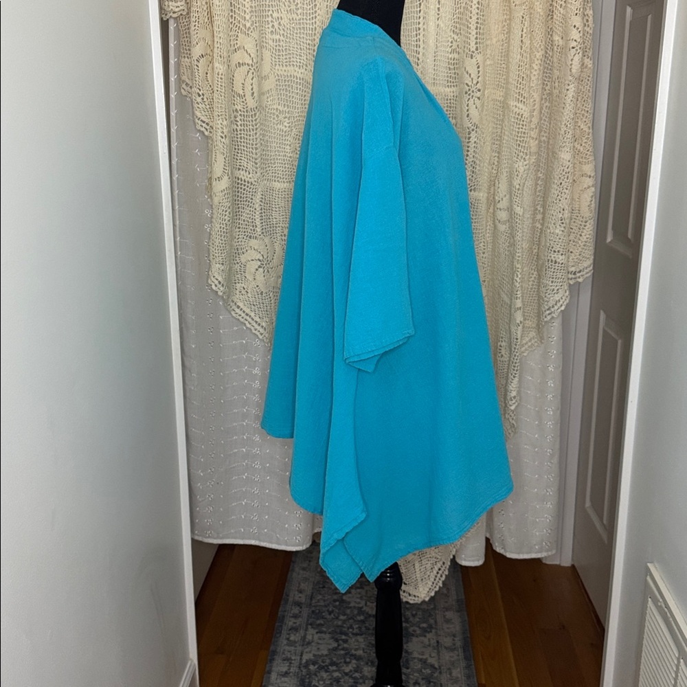 Oh My Gauze Turquoise Women's Top - Picture 8 of 10